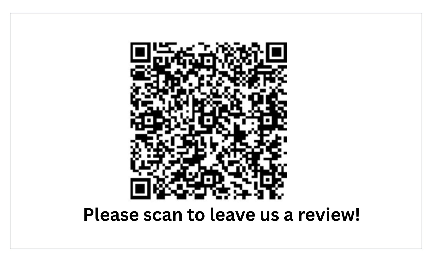 Scan to leave a Google review for Advance Appliance Service